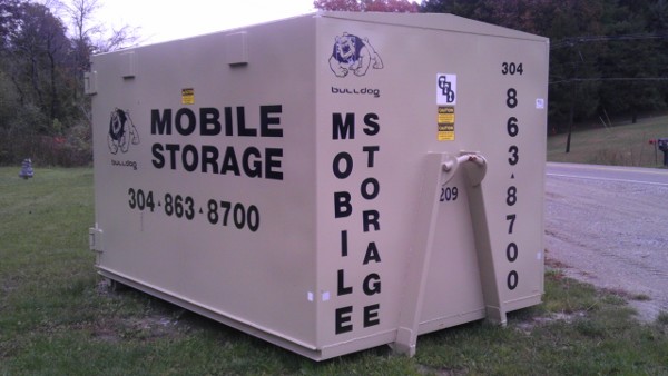 Storage unit delivered roadside